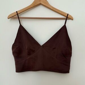 Silky Abercrombie Crop Top